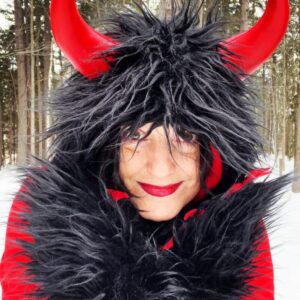 LuciFur Horned Winter Hoodie