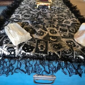 Alter Cloth Psychic HalloweenTarot Cards Fleece