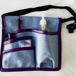 Massage Therapist Holster – Butterflies in blue and purple – Vegan