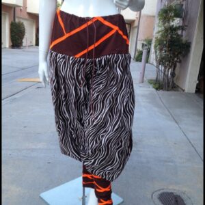 Zebra Wild Thing Tribal Dance Pants- XS/S