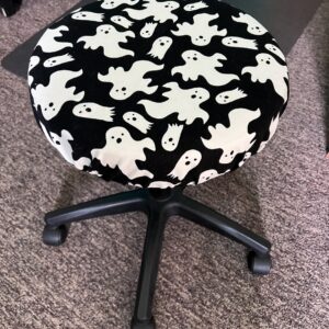 Glow in the dark ghosty stool cover