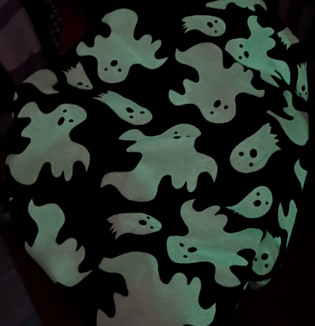 Glow in the dark Ghosty Stool cover 2