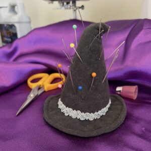 Witch hat pincushion