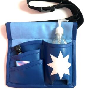 Minnesota-inspired Massage Holster Pro | Blue and White North Star Utility Belt | Limited Community Support