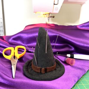 Witch hat pincushion
